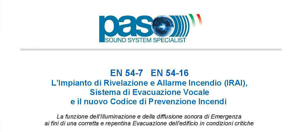 Seminari tecnico normativi PASO giugno 2017
